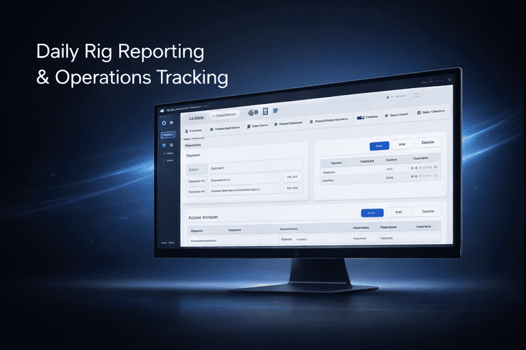 Daily Rig Reporting & Operations Tracking